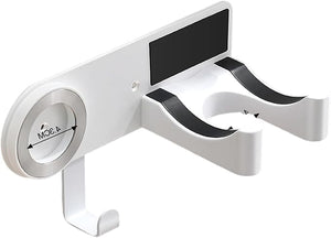 PANGBOER Wall Mounted Hairdryer Holder Hair Care &amp Styling Tool Organizers Storage Rack Beauty Hair Appliance Holder Easy to Use