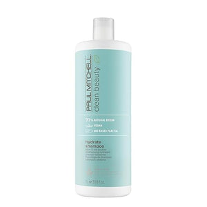Paul Mitchell Clean Beauty Hydrate Shampoo Replenishes Hair Adds Moisture For Dry Hair