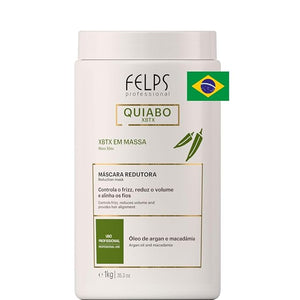 Okra XBTX Tratamento Capilar em Massa ?leo de Argan e Macad?mia 1 Kg