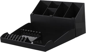 FRCOLOR 1set Professional Hairdressing Tool Storage Holder Rack for Scissors Combs and Clips Compact and Sturdy Organizer for Salons Home Use Elegant Design