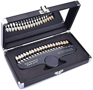 Professional 3D R-20 Teeth Whitening Shade Guide with Mirror Classical Tooth Bleaching Shade Chart 20 Colors