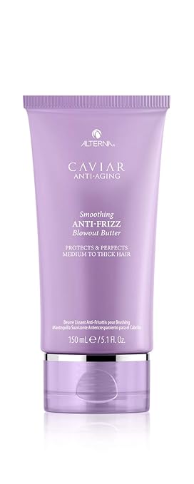 Alterna Caviar Anti-Aging Smoothing Anti-Frizz Blowout Butter, | Protects Hair from Heat Styling and Humidity | Sulfate Free , 5.07 Fl Oz (Pack of 1)