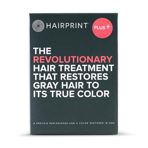 Hairprint True Color Restorer Plus in Dark | Enhanced Gray Coverage with Extra Restore Application | Dye-Free and Non-Toxic | Replenishes Natural Pigment | Patented Technology by Dr. John Warner