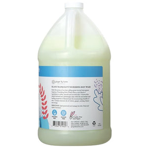 Ginger Lily Farms Botanicals Nourishing Body Wash, Island Tranquility, 100% Vegan &amp; Cruelty-Free, Green Tea Lemongrass Scent, 1 Gallon Refill (128 fl. oz.)