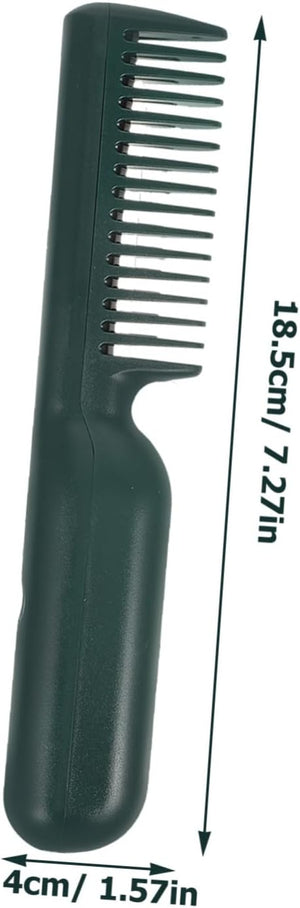 Portable Quick Heat Straightening Comb Straightener Brush for All Hair Types Including Beard Lightweight Travel-Friendly USB Powered