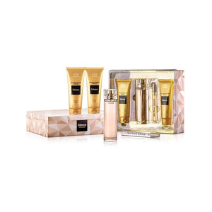 New Brand Prestige Silence for Women - 4 Pc Gift Set 3.3oz EDP Spray 0.5oz EDP Spray 4.3oz Shower Gel 4.3oz Body Lotion