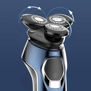 Electric Razor Electric Shavers for Men Dry Wet Waterproof Mens Rotary Facial Shaver Face Shaver Cordless Travel USB Rechargeable with Beard Trimmer LED Display for Shaving Husband Dad