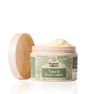 Organic Jaguar Natural Body Lotion 8 oz Moisturizer With Essential Oils Vitamin E Oil Beeswax Extra Virgin Olive Oil Raw Honey Mango Butter Sulfate &amp Paraben Free Body Care Tropical Scent