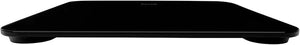 Escali Digital Glass Bath Scale for Body Weight Bathroom Body Scale High Capacity of 400 lb Battery Included Slim Black