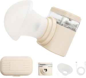 Portable Heated Eye Steamer for Dry Eyes - 3 Heat Settings Warm Moist Heat Therapy to Restore Natural Tears Dry Eye Relief Sprayer (Beige)