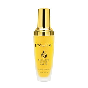 PANZERI Original Hair Oil Serum for Smooth Frizz and Add Shine - 1.69fl oz | with Rosemary Oil &amp Castor Oil | Hair Strenghtening Treatment Oil | Nourishing &amp Volumizing For All Hair Types Natu