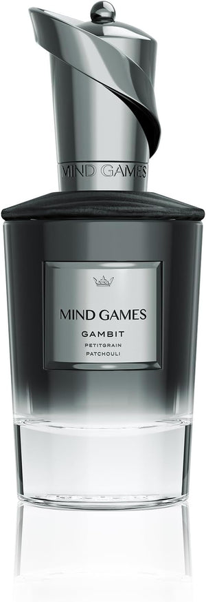 MIND GAMES Gambit - Luxury Perfume with Notes of Lavender Cardamon &amp Patchouli - Elegant Extrait de Parfum for Women &amp Men - Woody &amp Leather Perfume - 100 mL/3.4 oz