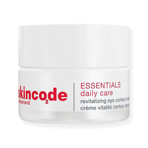 Skincode Essentials Revitalizing Eye Contour Cream | Hydrating &amp Anti-Aging | Targets Dark Circles | Puffiness &amp Under Eye Bags | All Skin Types (0.5 Oz / 15 mL)