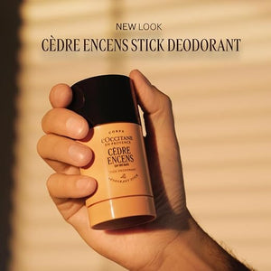 L'OCCITANE Roll-On Aluminum Free Deodorant Reduce Body Odor Refreshing Verbena Eaves De Baux Without Alcohol and Aluminum Salts Made in France