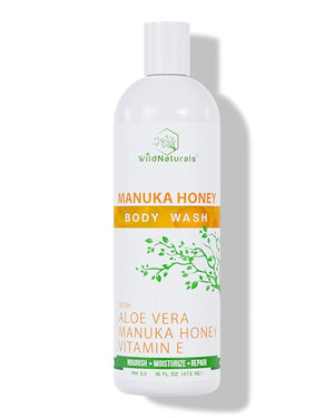 Manuka Honey Eczema and Psoriasis Body Wash ? Organic, Natural Body Wash with Aloe Vera, Cehami, and Manuka Honey ? Plant-Based, Sulfate-Free, Cruelty-Free Skincare
