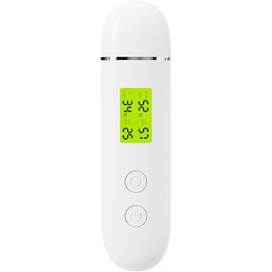 Skin Hydration Tester Rechargeable Moisture Tester Digital LCD Display Skin Oil Content Analyzer Face Care Tool for Beauty Salon Spa Gift Hydration Monitor