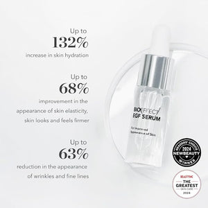 BIOEFFECT EGF Serum Treatment Duo with Hyaluronic Acid, Enhance Skin with Moisturizing, Firming, Wrinkle-Fighting Treatment for Face And Neck, Day And Night, Best Derma Roller Facial Serum