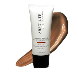 Daily Hydrating Moisturizing Cream SPF 40 Tinted Mineral Sunscreen, Broad-Spectrum &amp; Blue Light Blocking, Fragrance-Free for Sensitive Skin, Available in Two Sheer Tints, 1.7 oz