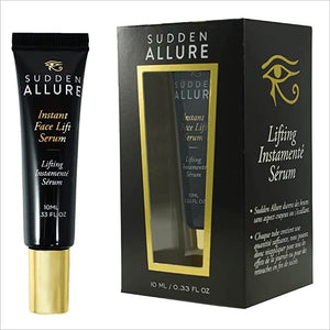 Sudden Allure Instant Face Lift Serum ? Erase Under Eye Bags &amp Wrinkles in 60 Seconds - Firming Face &amp Eye Serum Lotion Cream - Instantly Tighten &amp Reduce Eye Bags &amp Crows Feet | Made