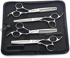 Barber hair scissors, Axemoore professional haircut Cutting Scissors/Shears set- 6", made of Japanese stainless steel, especially (6in-4pc-A)
