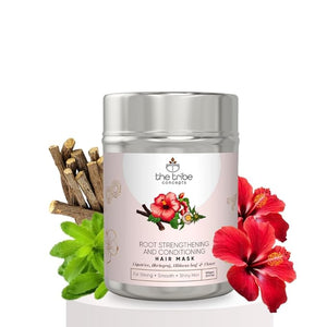 The Tribe Concepts Root Strengthening Conditioning Hair Mask For Frizz ControlDamage Protection Smoothening With LiquoriceStrengthens Roots-For All Types-1 CountNatural 100 g Pack of 1 Standard