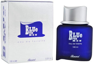 Rasasi Blue Eau De Toilette Spray for Men, 3.4 Ounce