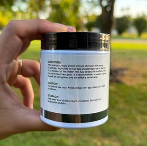 Nourish-Vida Argan Oil + Protein Hair Milk 500g Deep Repair and Hydration for Dry or Damaged Hair Strengthens Strands Restores Shine Lightweight Conditioning for All Hair Types (17.6 oz)