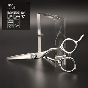 AOLANDUO Professional Shears for Hair Cutting VG10 Steel Scissors to Cut Hair Professional Precision Barber &amp Hair Stylist Shears Ergonomic 1 Count 5.5 Inch