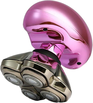 Skull Shaver Butterfly Kiss PRO - Women's Electric Shaver for Bikini Line Legs &amp Body - Wet &amp Dry Use - Ergonomic Hypoallergenic Blades - 60 Minutes Cordless Use - Pink