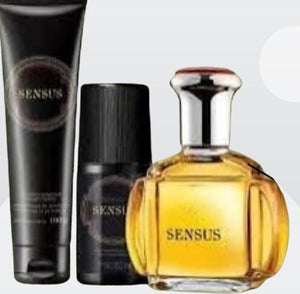 Perfume sensus para caballero set de 3