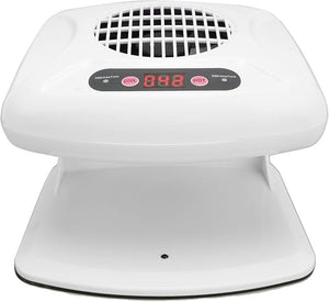 Air Nail Dryer, 300W Nail Fan Blower Dryer Machine with Automatic Sensor Warm and Cool Wind for Both Hands and Feet, Professional Manicure Tool for Regular Nail Polish, Home Salon