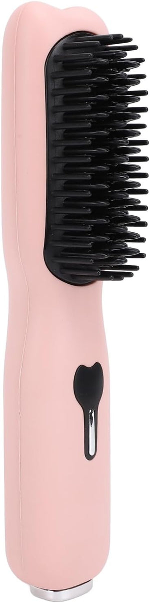 Hair Straightener Brush Straightening Brush with 11 Temperature Adjustment LED Display Heat Brush Straightener for Women Flat Iron Comb for Thick Curly Hair