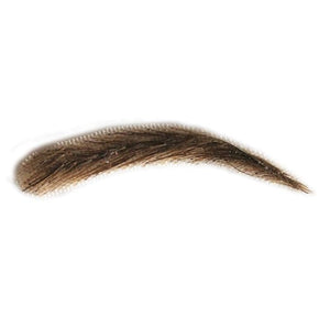 Artifical Eyebrow Extensions Natural Human Hair False Eyebrows (8#-light brown)