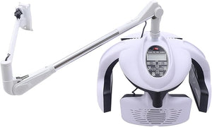 Multifunction Professional Hair Dryer 1500W High Power Hairdressing Dryer with 5 Heating Discs and 360¡Æ Swivel Adjustable Arm Salon Hair Color Processor Wall Mount with LCD Display (White)