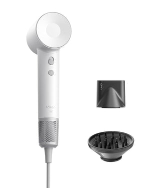 Laifen Hair Dryer SE 200 Million Negative Ionic Blow Dryer with 105000 RPM Brushless Motor 1400W Powerful Fast Drying High-Speed Low Noise Hairdryer with Magnetic Attachments
