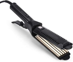 ZJchao Hair Crimper for Women Ceramic Tourmaline Hair Crimper 6 Teeth Corrugated Adjustable Temperature Clip Volumizing Crimper Hair Styling Tool