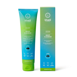 KHADI DEEP CLEANSE Ayurvedic Clarifying Shampoo - Intensive clarifying deep cleansing of hair &amp; scalp - 100% natural &amp; silicone-free - 5 fl oz