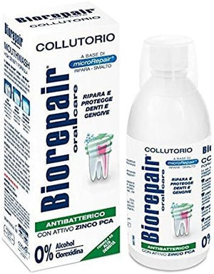 Biorepair Collutorio Mouthwash 500ml/16.9 fl.oz Pack of 2