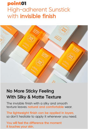 Deoproce UV Defence Silky Light Sun Stick SPF50+ PA++++ | Broad Spectrum Sunscreen, Lightweight &amp; Non-Greasy, UV Protection 19g