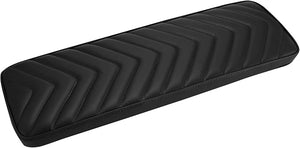 NOVAL Arm Rest Manicure Board for Pedicure Chairs - 9x27 Inch Luxurious PU Leather Hand Rest Easy to Clean &amp Non-Slip Salon-Ready Design for Long Hours Use (Black)