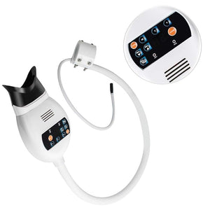 New LED Dental Teeth Whitening Bleaching Machine 3 Mode Teeth Whitener Light Lamp Accelerator Holding on Dental Chair by Superdental