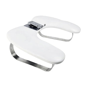 Nail Arm Rest Hand Pillow Hand Rest Stand for Salon Technician Home Soft Stylish U Shaped Tools Comfortable Nail Cushion Silver Foot