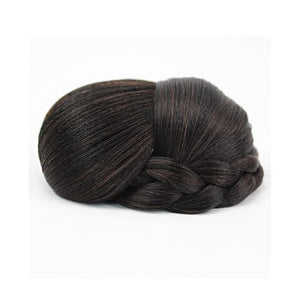 Hair Bun Pieces for Women 1 Pack Synthetic Bun Braided Ponytail Hair Extensions Women's Donut Curls Accessories for Women