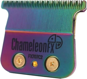 Replacement DLC BladeCompatible For BABFX707 Professional Barber Hair Clipper Trimmer Carbon Steel Cutter Head Accessories(Multicolor Blade)