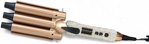 Glitz &amp Glam Bling Triple Barrel Hair Waver Silver Bling (Silver Bling)