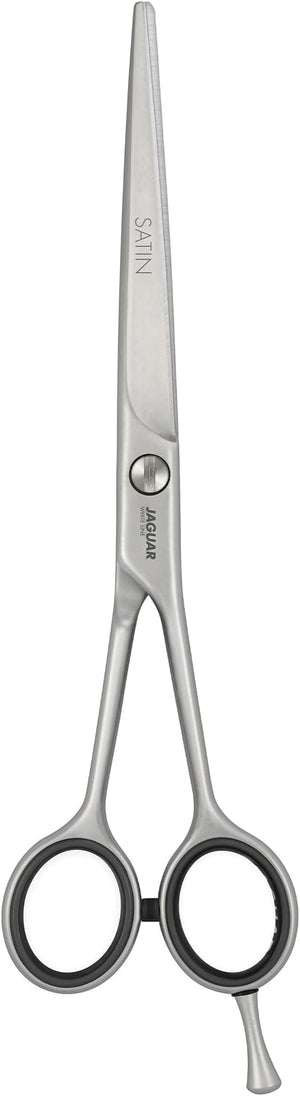 Jaguar Shears White Line Satin 7.0 Inch Professional Steel Hair Cutting &amp Trimming Scissors for Salon Stylists Beauticians Hairdressers and Barbers Classic Design Made in Germany