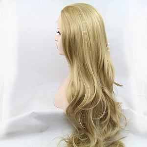 Synthetic Blonde Lace Front Wigs Long Blonde Wigs For Women Hair Heat Resistant Fiber Long Lace Blonde Wigs