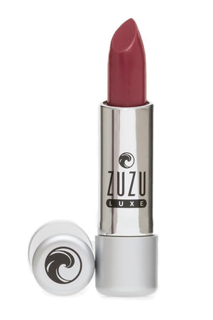 Zuzu Luxe Lip Color Lipstick (Obsession - Light Raspberry/Cool Cr?me), Natural Hydrating Lipstick, Paraben Free, Vegan, Gluten-free, Cruelty-free, Non GMO, 0.13 oz