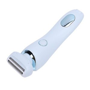 Electric Lady Hair Trimmer Hair Removal Device 800mAh for Women Full Body Underarm (Blue)
