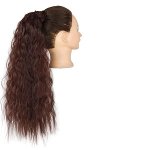 Hair Chignon Set Of 1 Synthetic Messy Bun Curly Wavy Wig Wraparound Ponytail Extensions Bun Hair Accessories for Women Hair Pieces For Women(Q19-2-33)